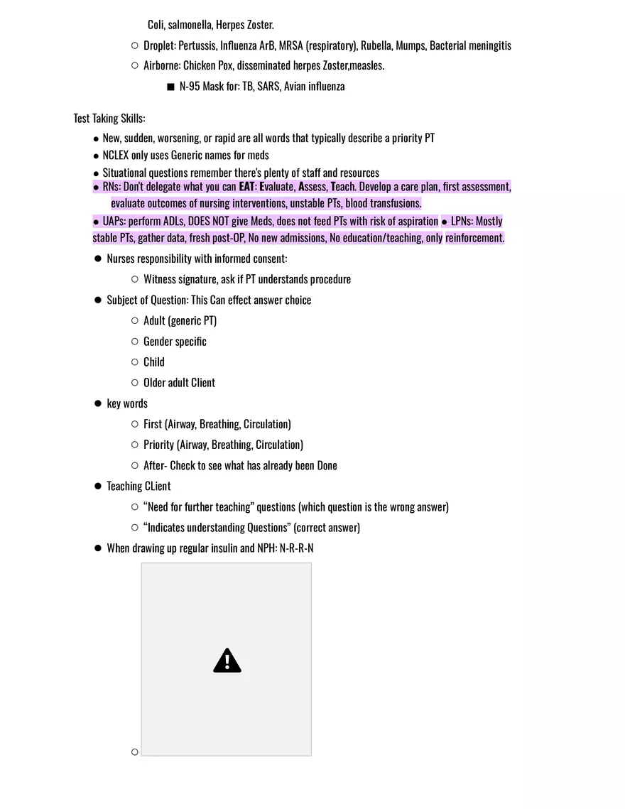 ATI Predictor Study Guide - Page 47