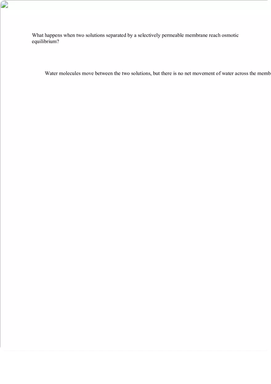 Water Passes Quickly Through Cell Membranes Because - Page 5