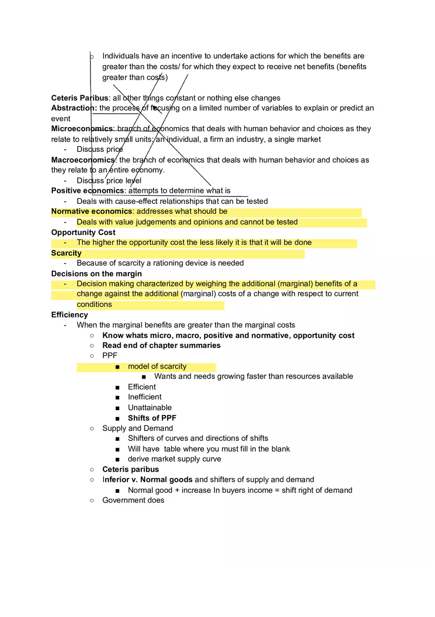 What Economics is About - Final Exam Study Guide - Page 7
