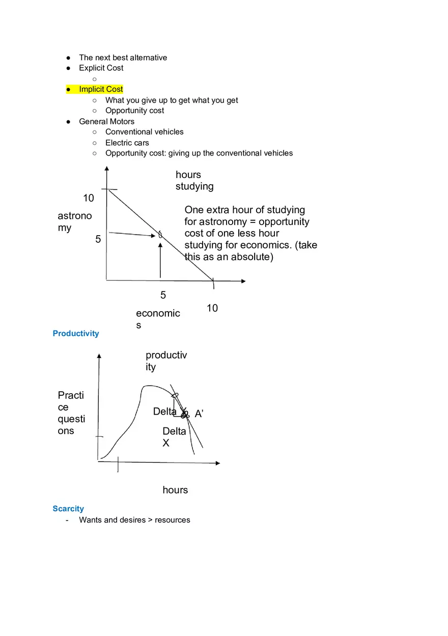 What Economics is About - Final Exam Study Guide - Page 9