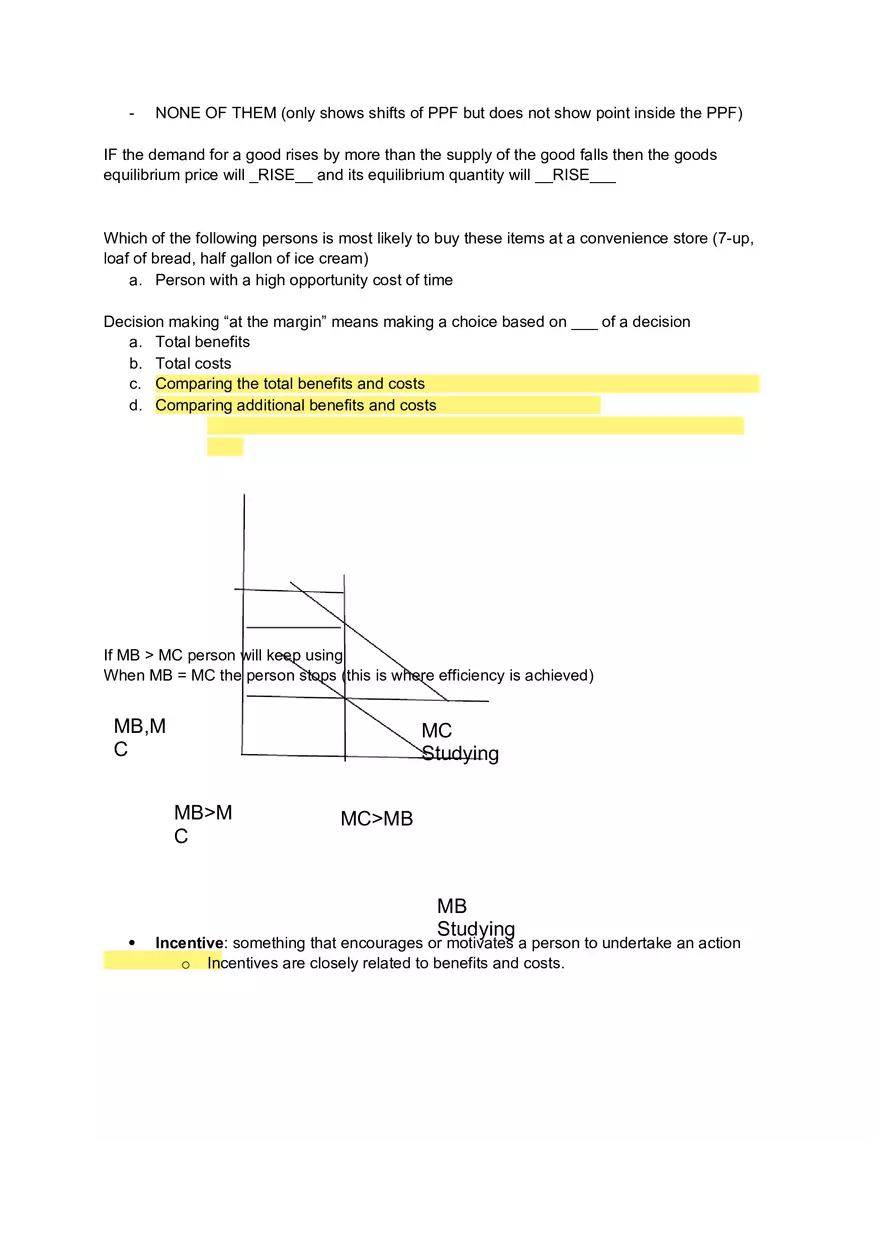 What Economics is About - Final Exam Study Guide - Page 6