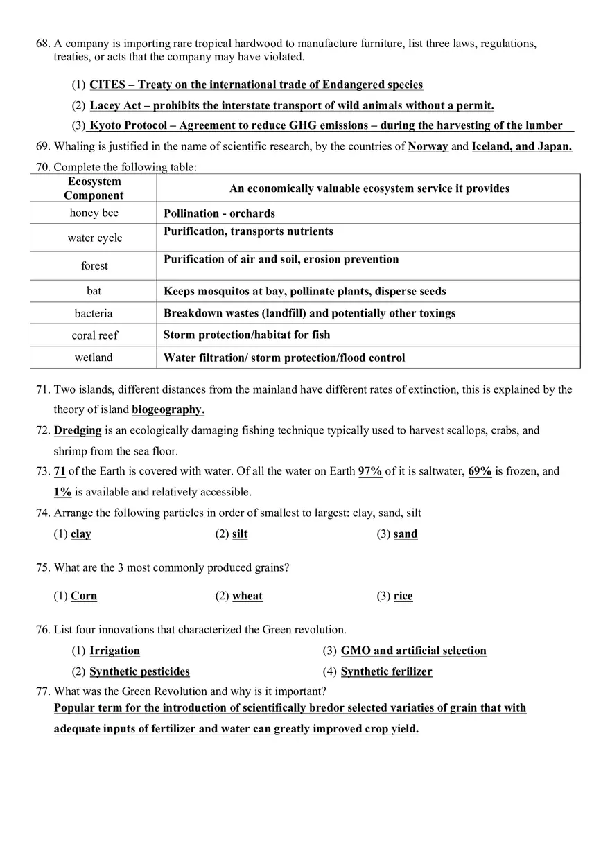 APES Review Packet - Page 5