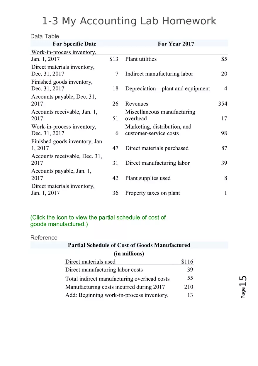 My Accounting Lab Homework - Page 7