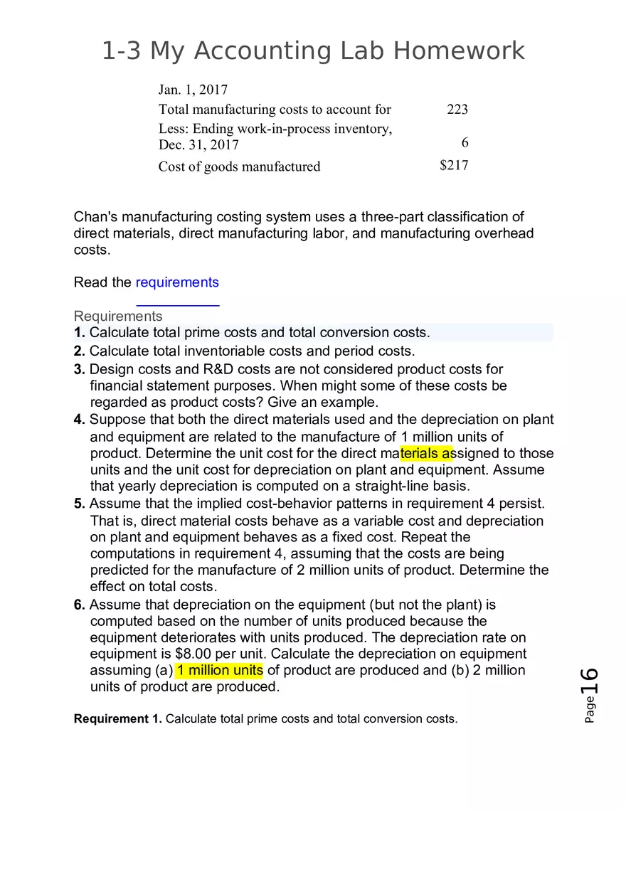 My Accounting Lab Homework - Page 8