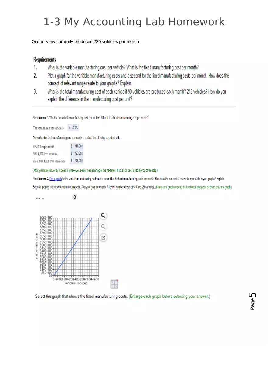 My Accounting Lab Homework - Page 13