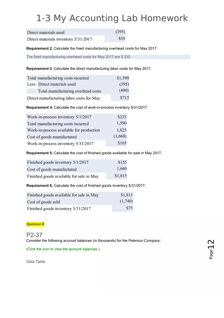 My Accounting Lab Homework - Page 4