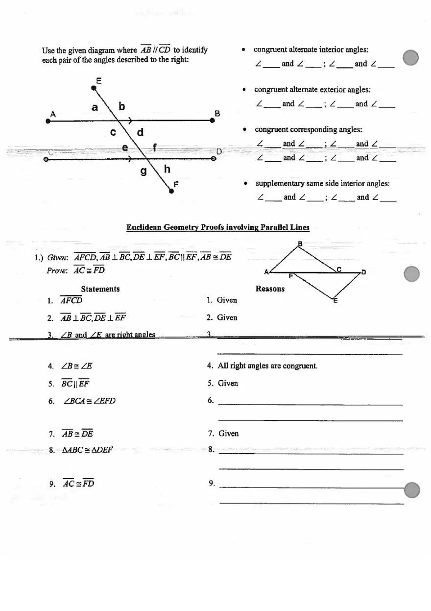 Unit 4.6 Congruent Triangles - Page 2
