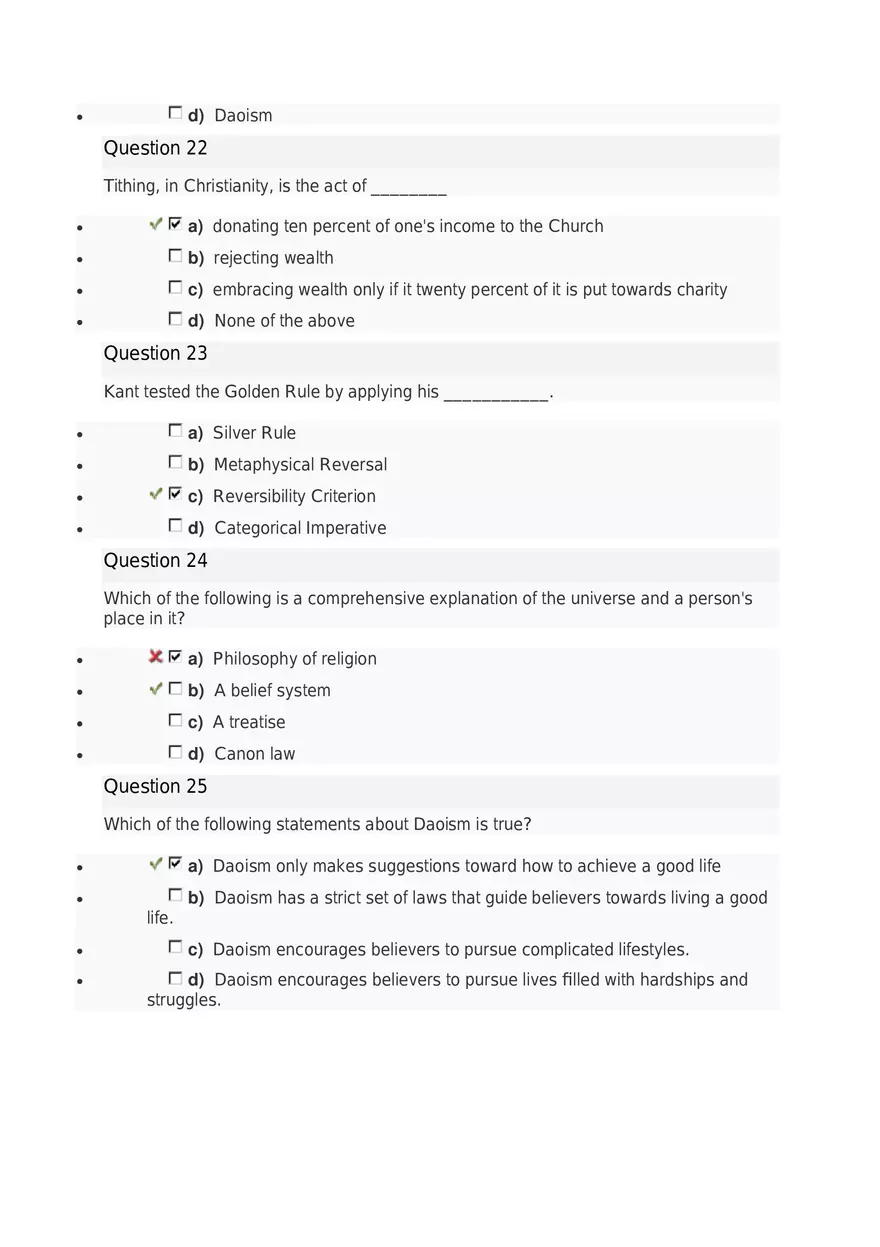 Introduction to World Religions 1.31 1-2 Module Quiz - Page 6