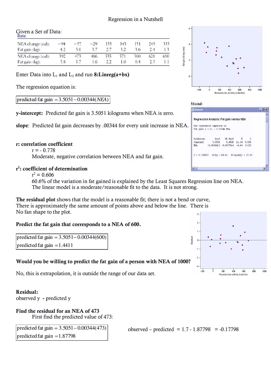 Statistics Formula Sheet Part 1 - Page 2