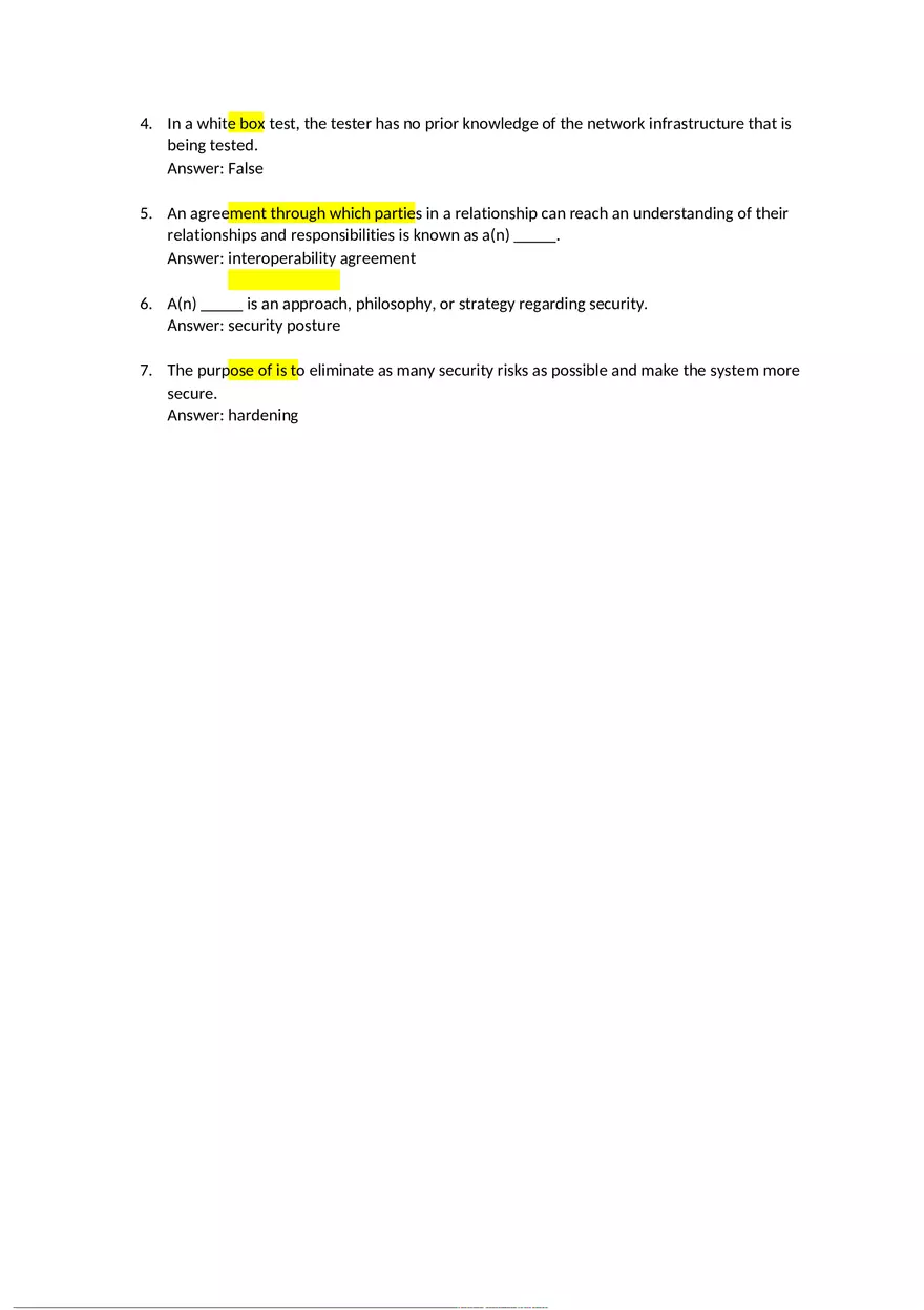 Information Security Quiz - Page 9