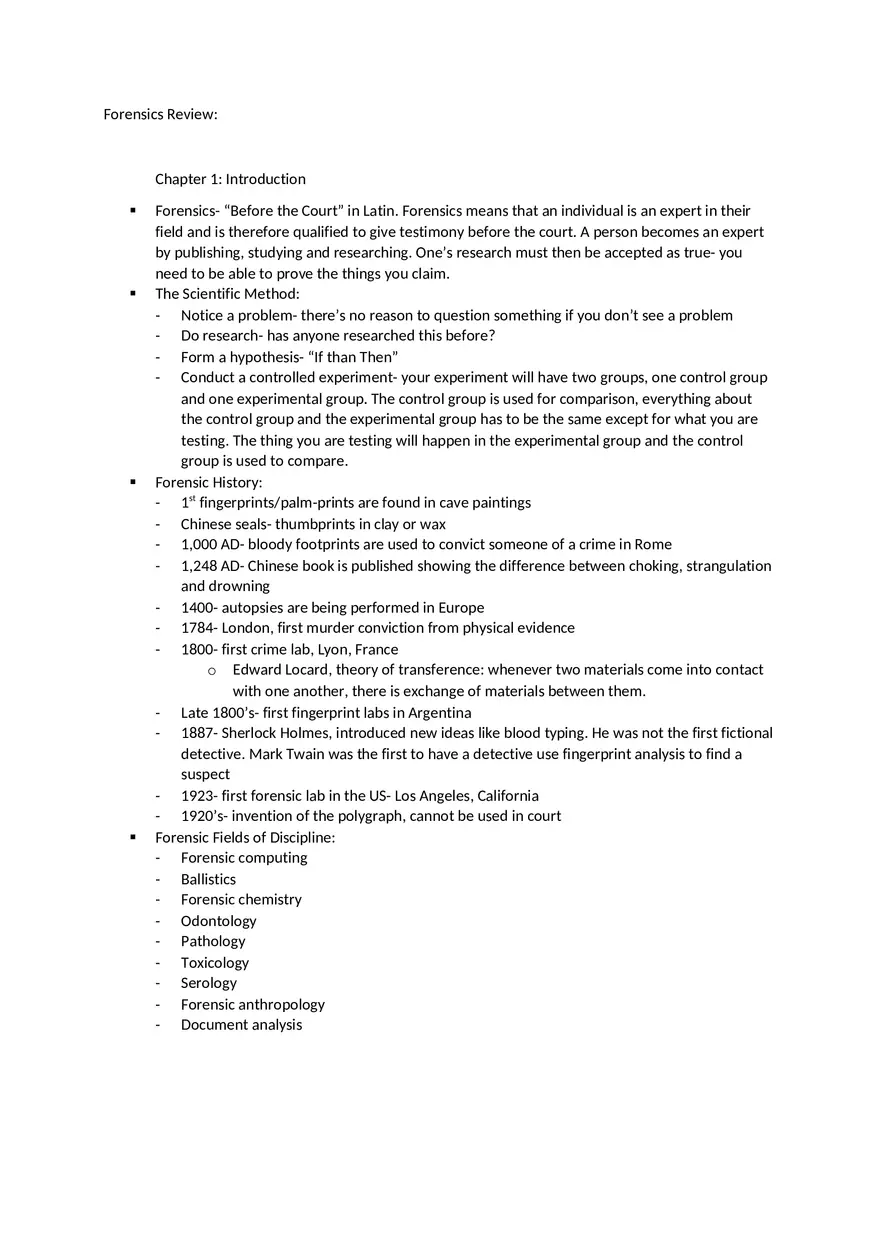 Forensics Notes - Page 1