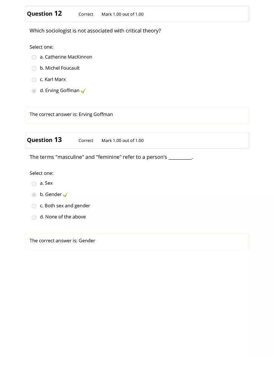 Sociology Review Quiz Part 1 - Page 7