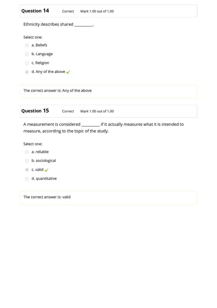 Sociology Review Quiz Part 1 - Page 8
