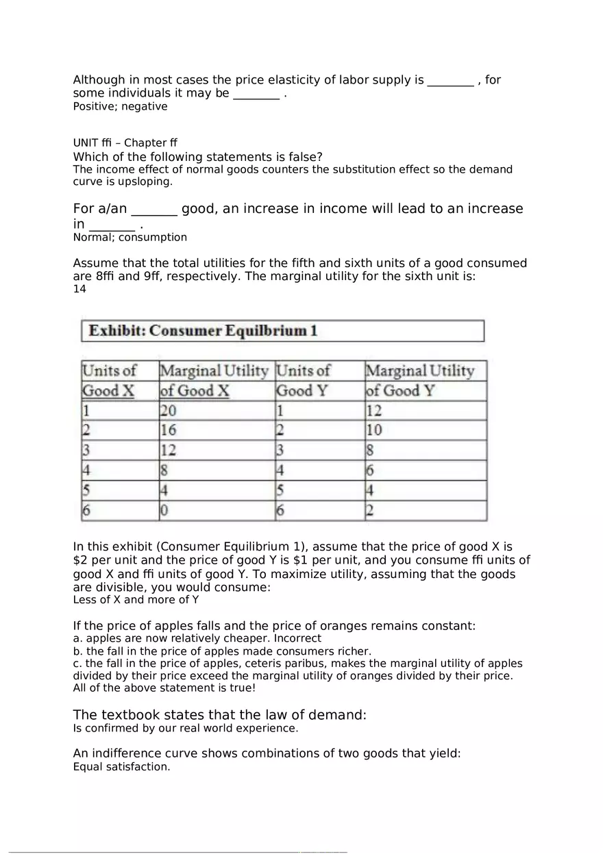 Unit 1 Introduction to Economics Answers - Page 7