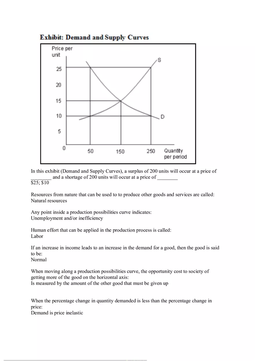 Unit 1 Introduction to Economics Answers - Page 10