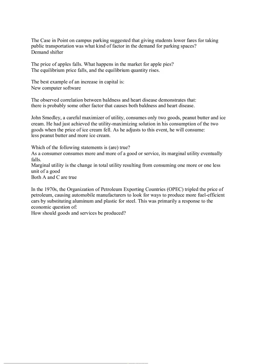 Unit 1 Introduction to Economics Answers - Page 3