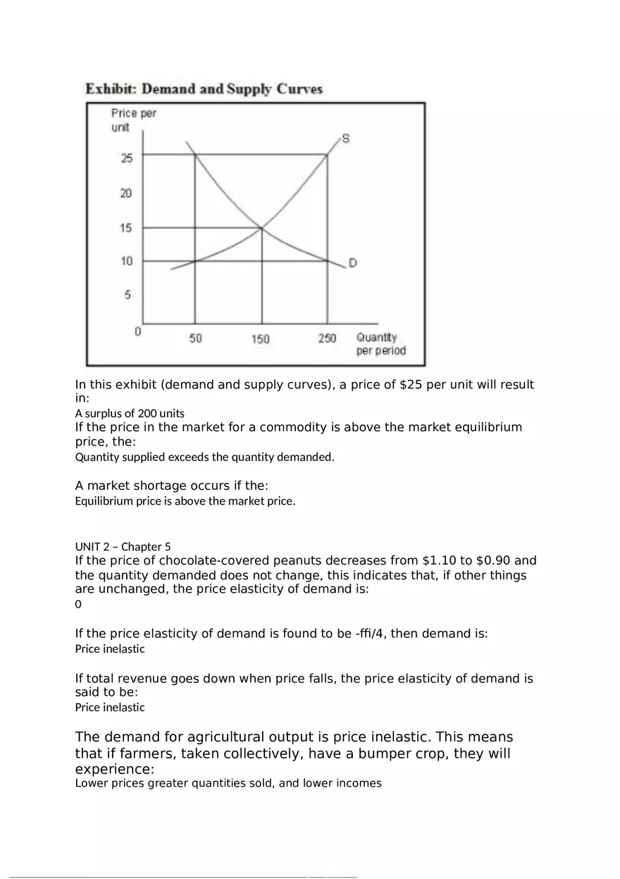 Unit 1 Introduction to Economics Answers - Page 5