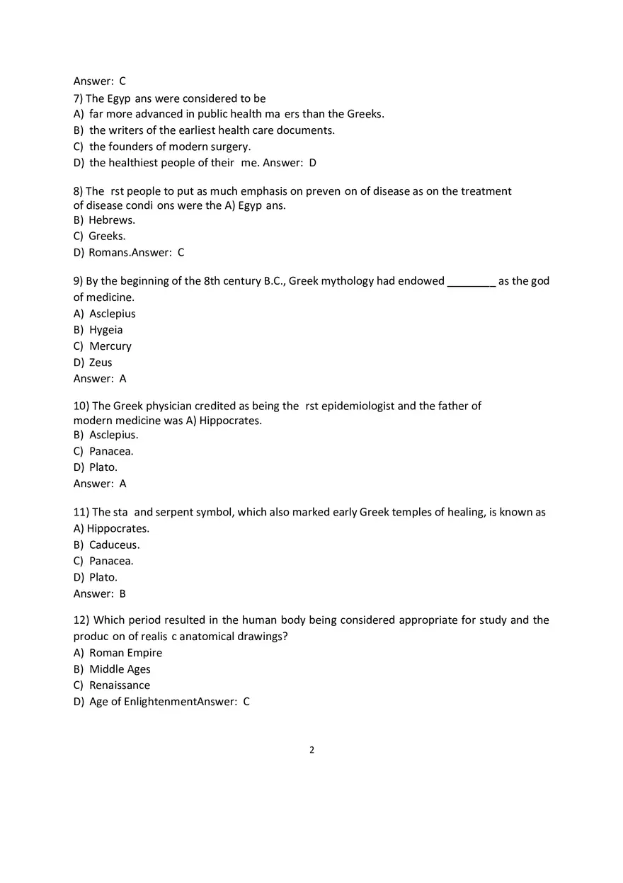 The History of Health and Health Education - Page 2
