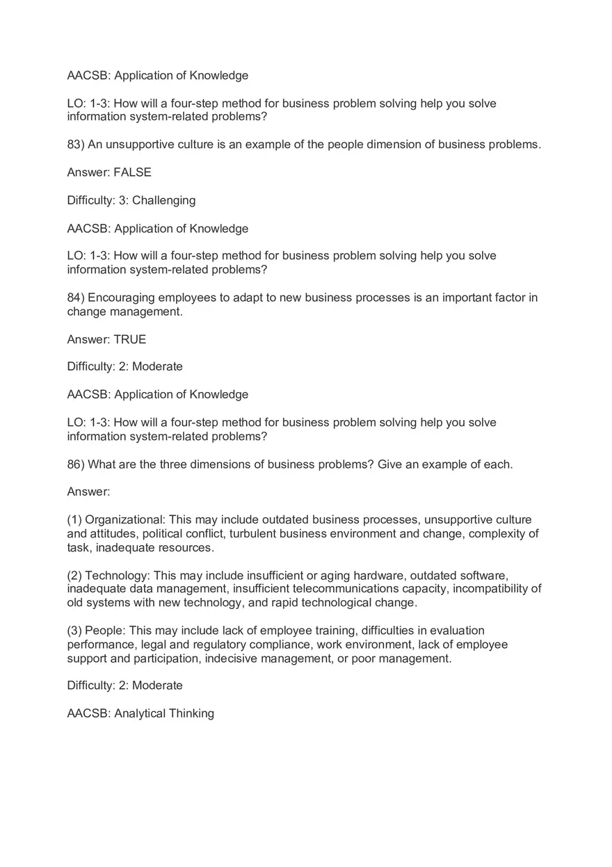Chapter 1 Business Information Systems in Your Career Part 4 - Page 8