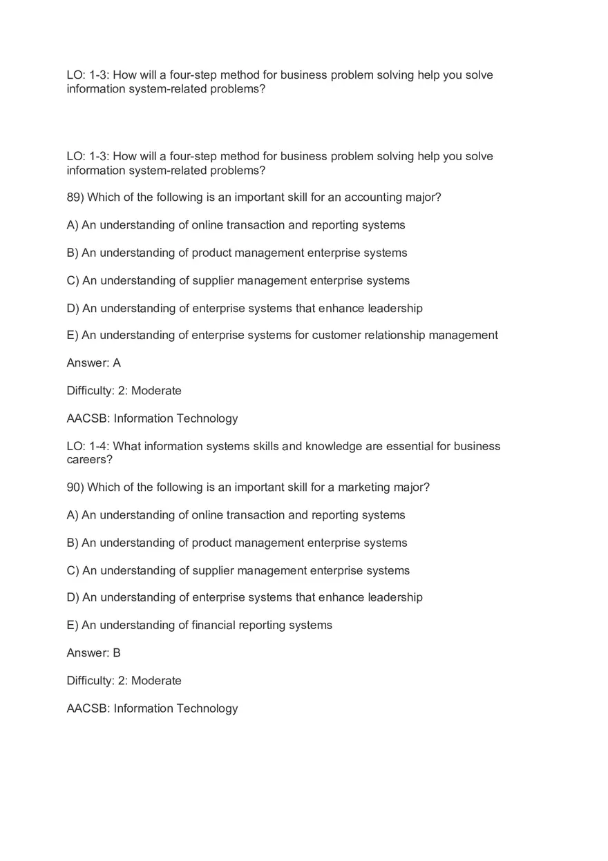 Chapter 1 Business Information Systems in Your Career Part 4 - Page 9