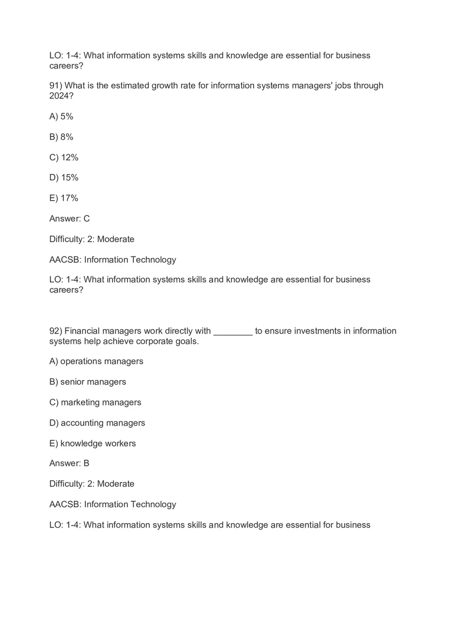 Chapter 1 Business Information Systems in Your Career Part 4 - Page 10