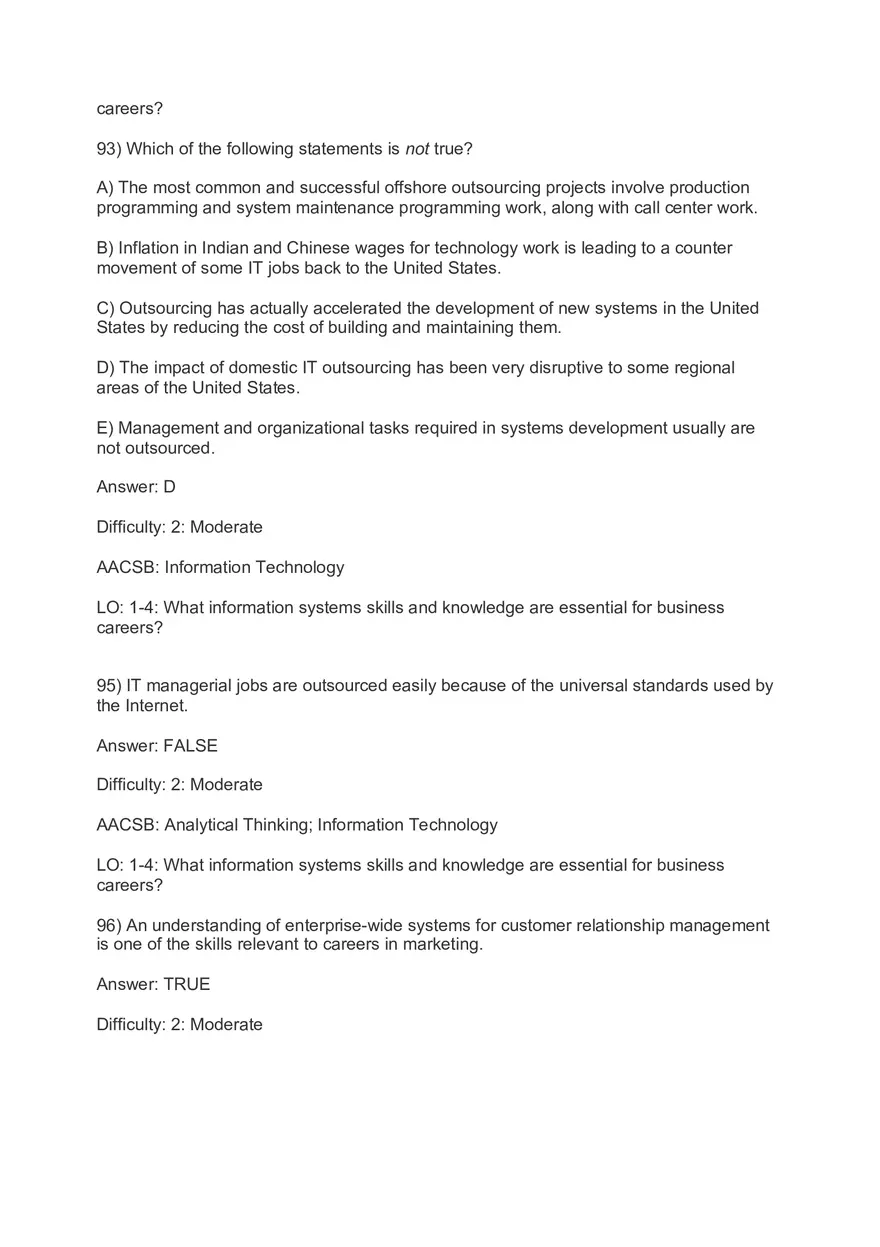 Chapter 1 Business Information Systems in Your Career Part 4 - Page 11