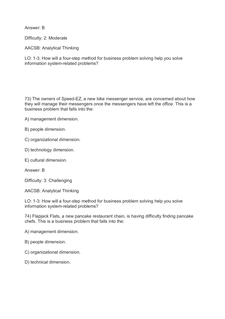 Chapter 1 Business Information Systems in Your Career Part 4 - Page 2