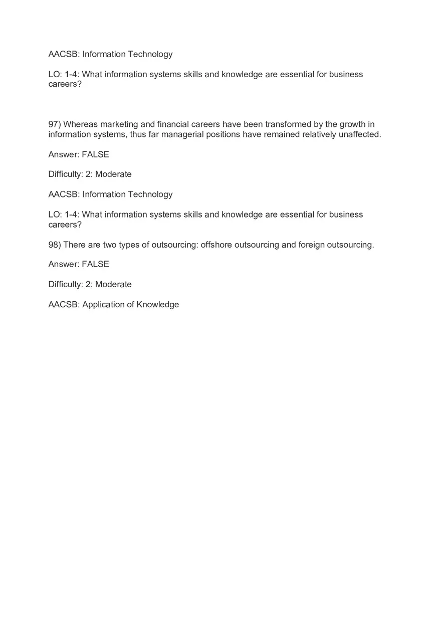 Chapter 1 Business Information Systems in Your Career Part 4 - Page 3