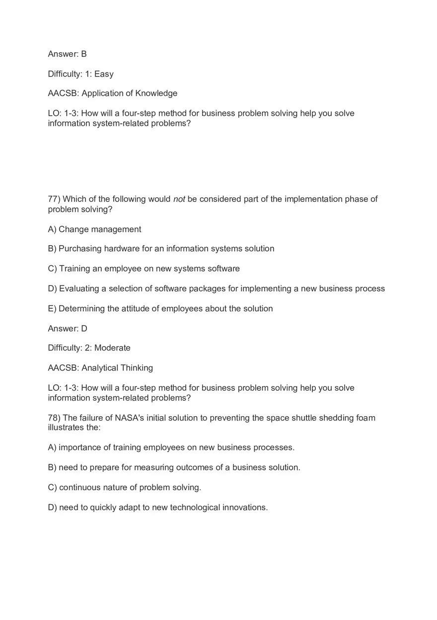 Chapter 1 Business Information Systems in Your Career Part 4 - Page 5