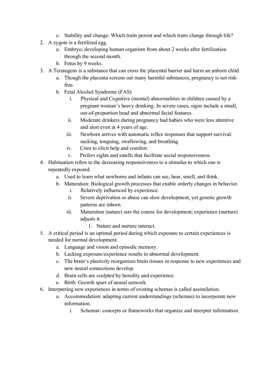 Psychology Final Exam Study Guide - Page 17