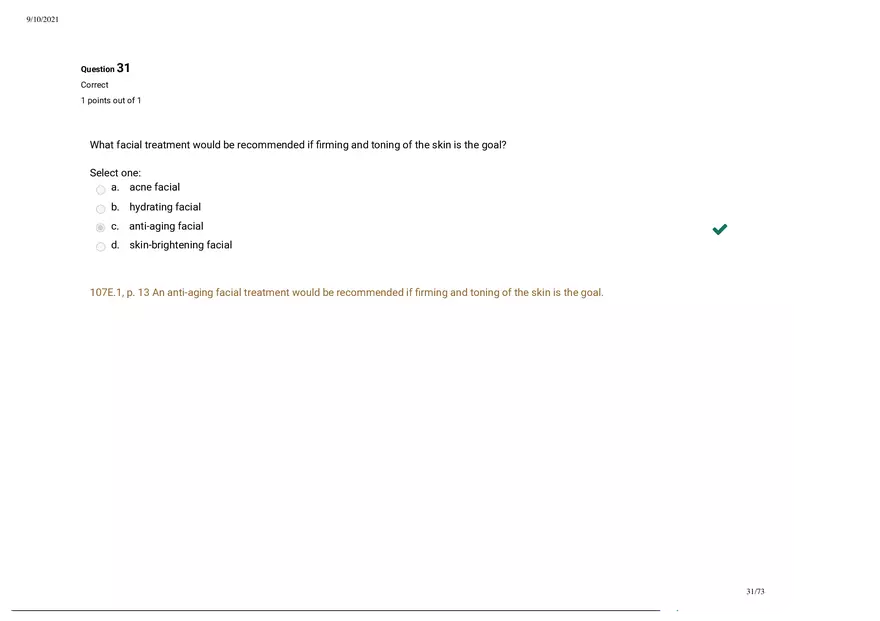 Written Prep Assessment  Attempt Review Part 4 - Page 1