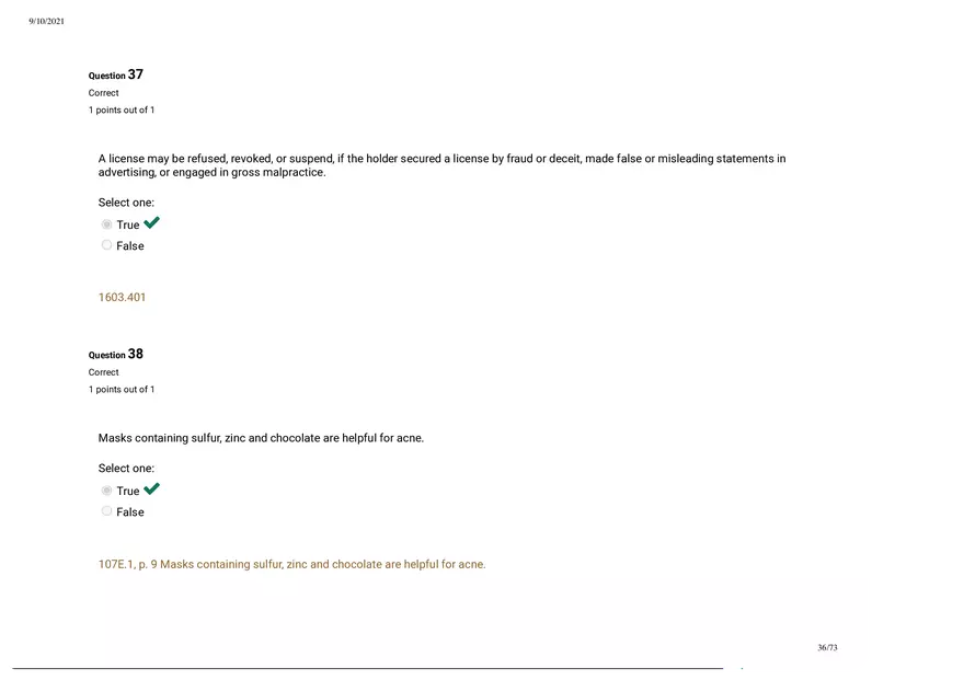 Written Prep Assessment  Attempt Review Part 4 - Page 6