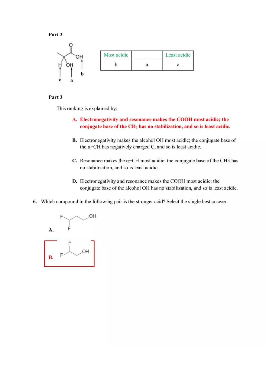 Chapter 2 Acids and Bases Review Questions Connect Homework Assignment - Page 2