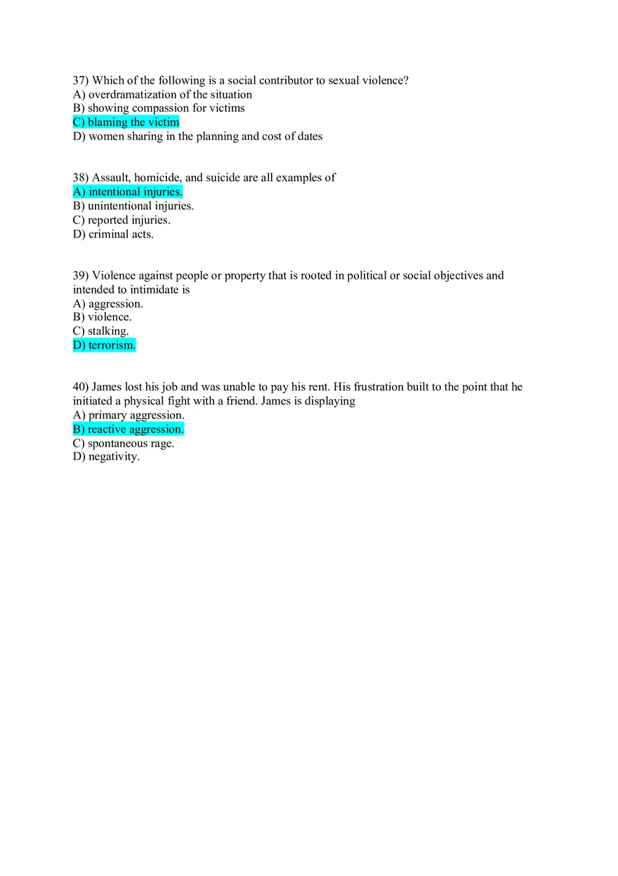 Chapters 1- 4 Review Questions - Page 7