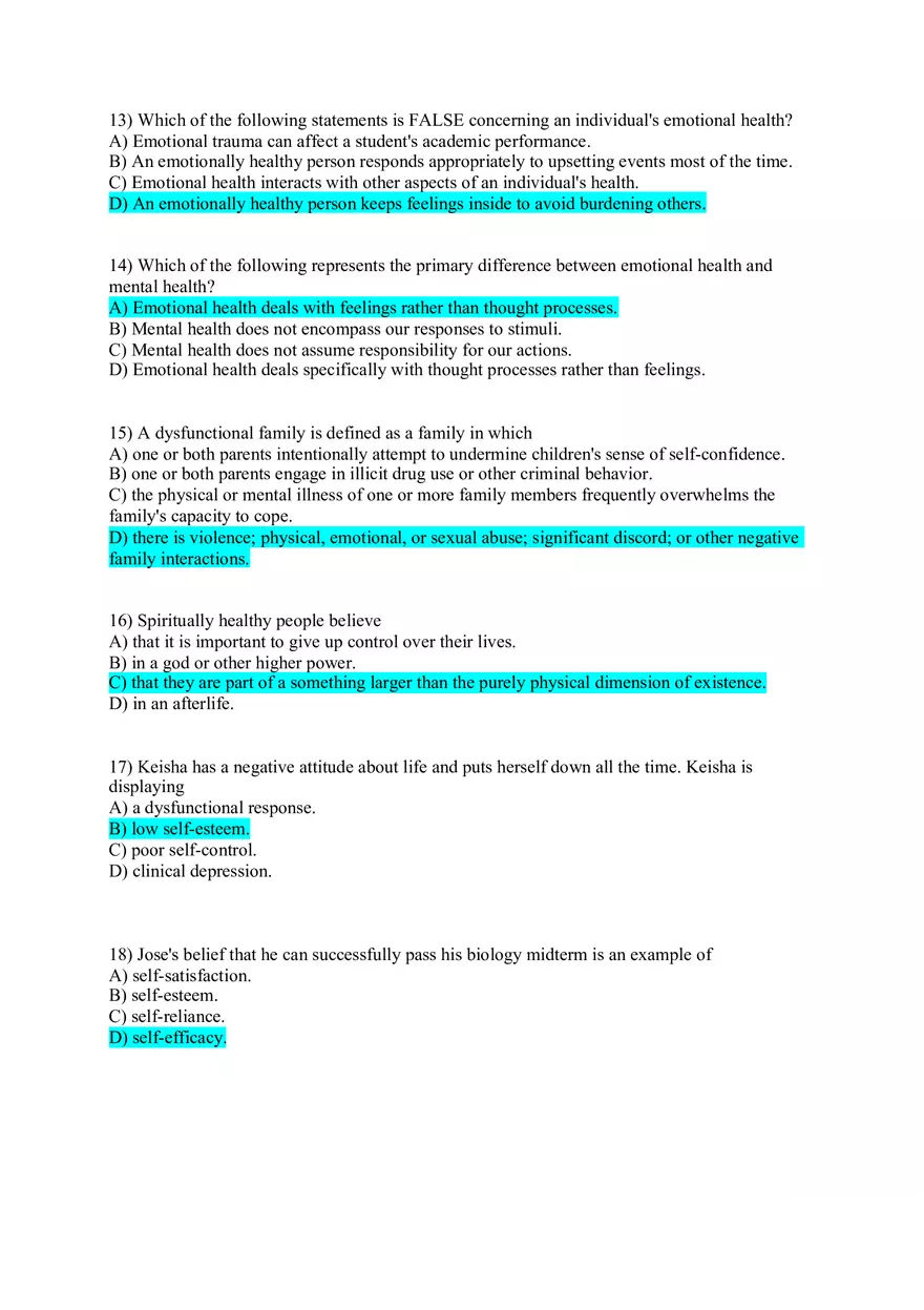 Chapters 1- 4 Review Questions - Page 3
