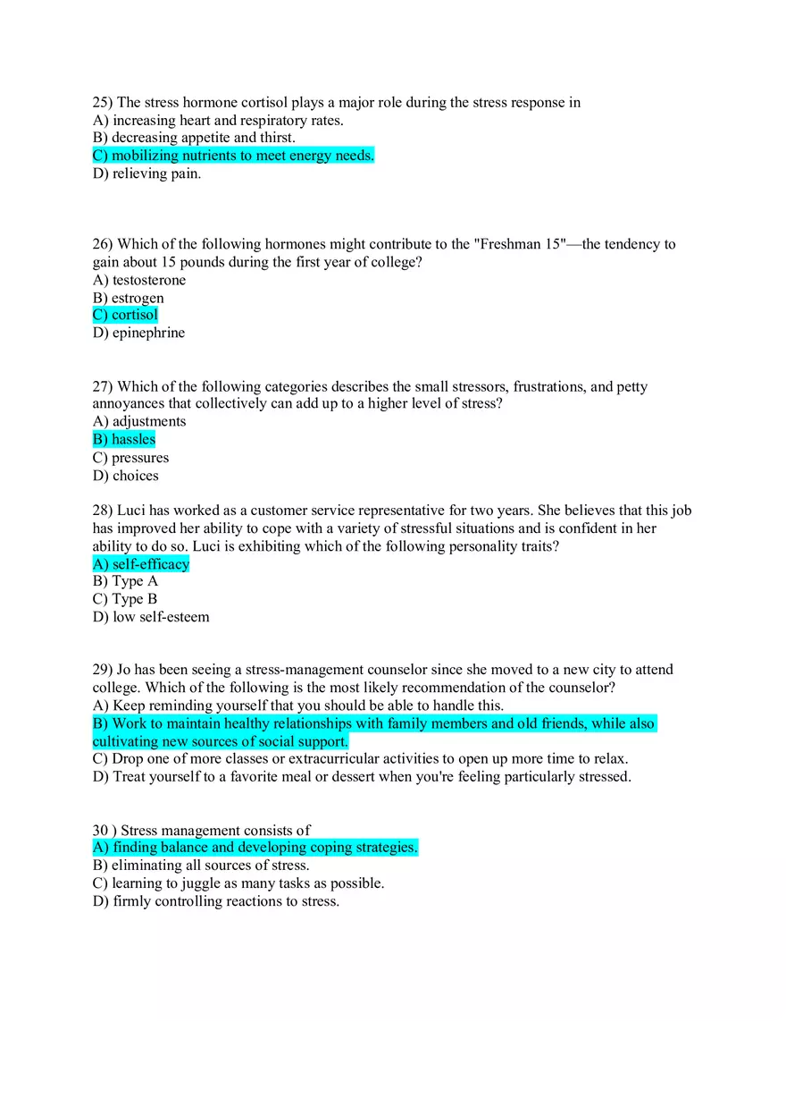 Chapters 1- 4 Review Questions - Page 5
