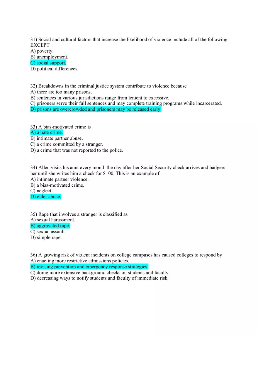 Chapters 1- 4 Review Questions - Page 6