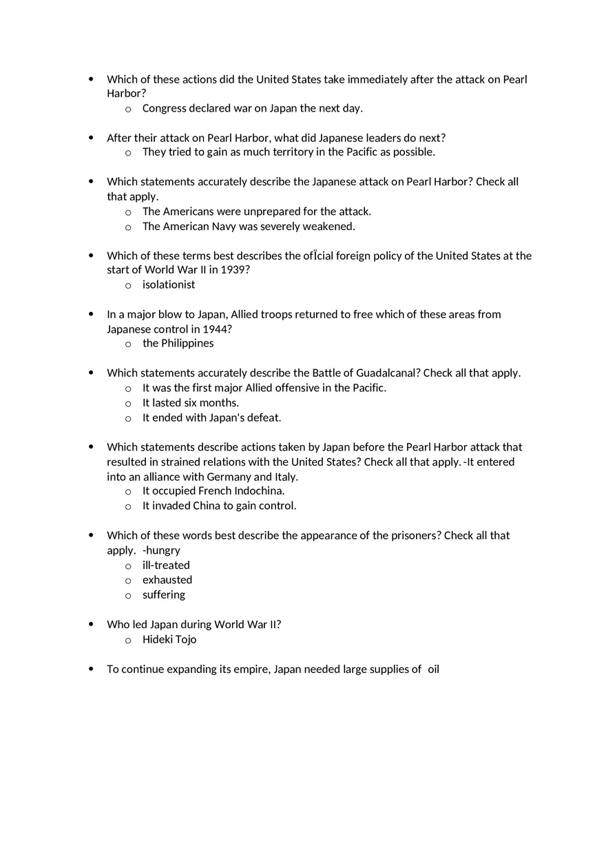 World History Final Exam Notes - Page 3