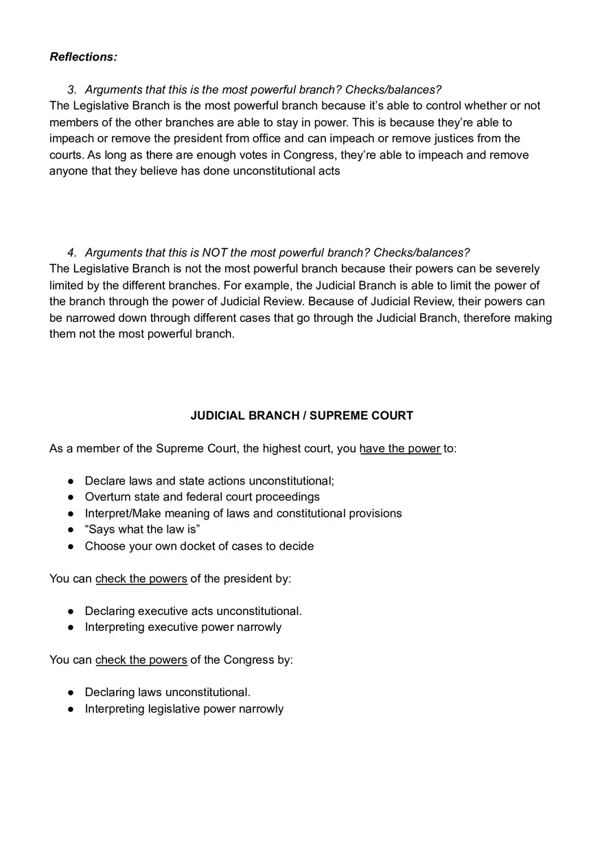 What Branch of Government is the Most Powerful - Page 3