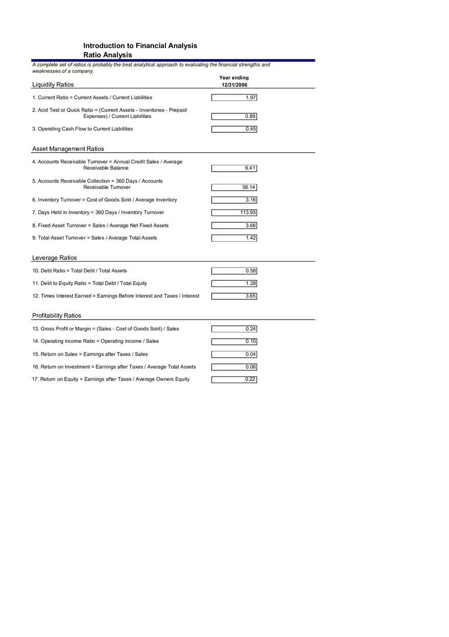 Introduction to Financial Analysis Case Study Example - Page 14