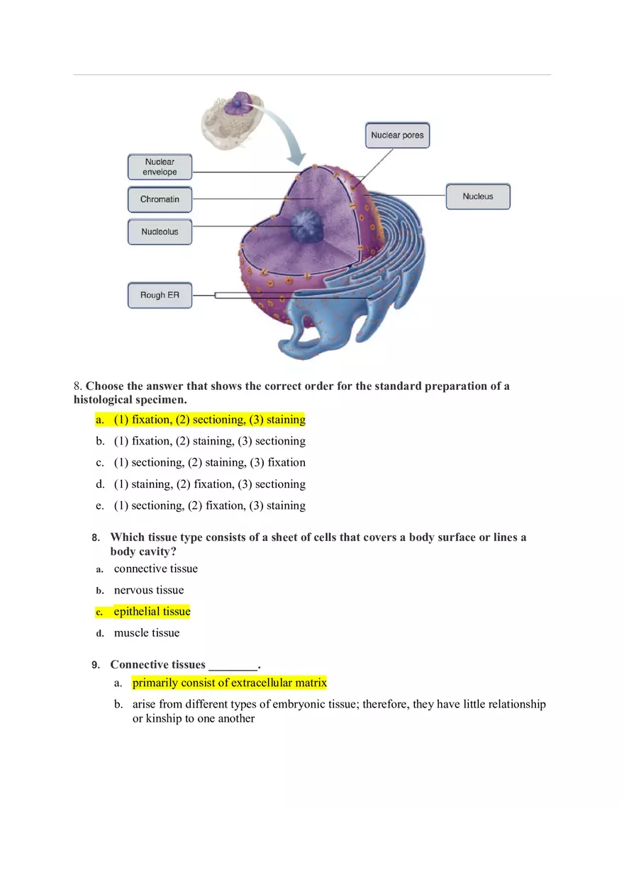 Cells and Tissues Mastering A&P Assignment Answers - Page 4