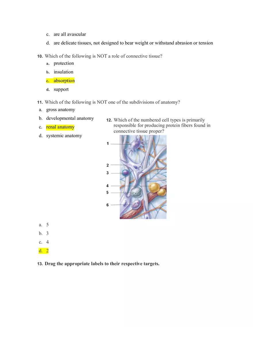 Cells and Tissues Mastering A&P Assignment Answers - Page 5