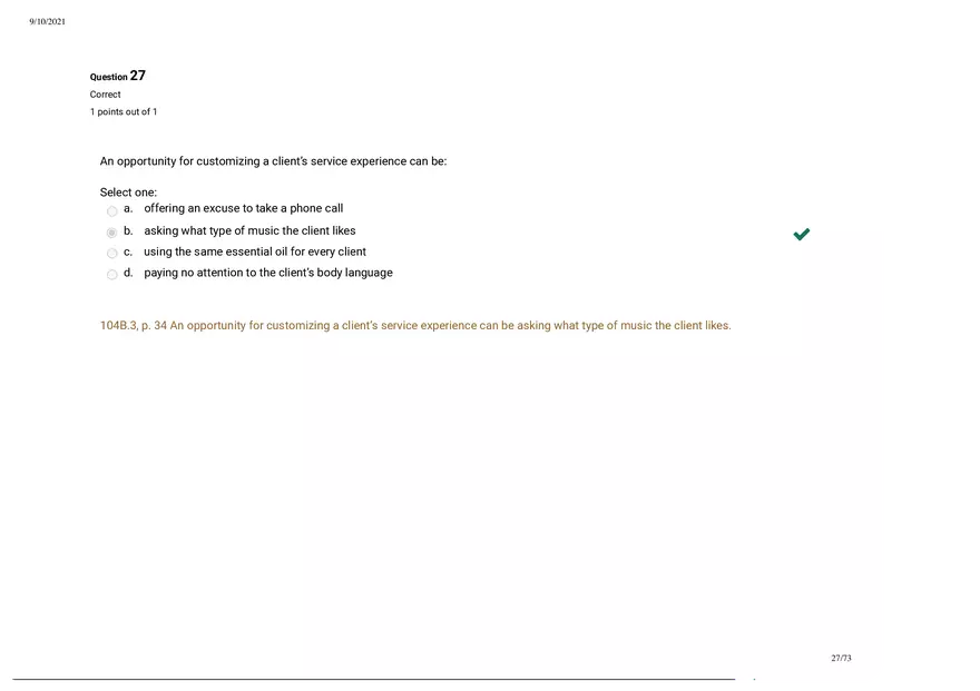 Written Prep Assessment  Attempt Review Part 3 - Page 7