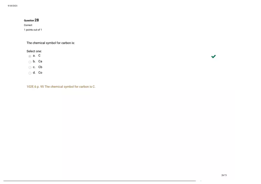 Written Prep Assessment  Attempt Review Part 3 - Page 8