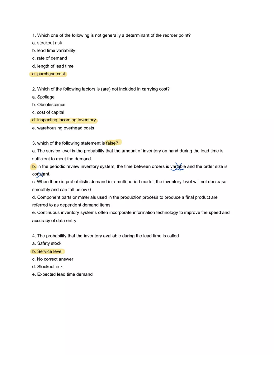 Finance Quiz 5 Practice - Page 1