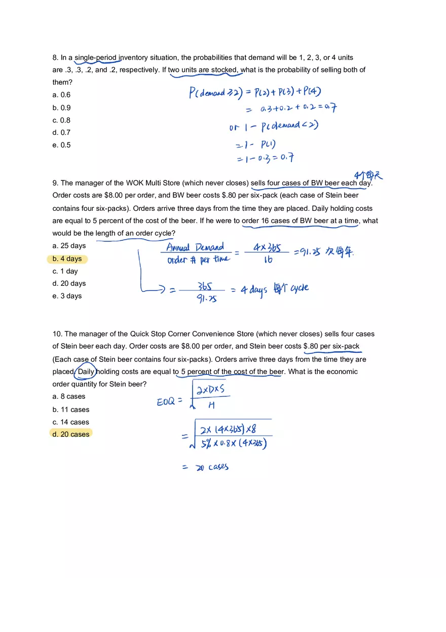 Finance Quiz 5 Practice - Page 3