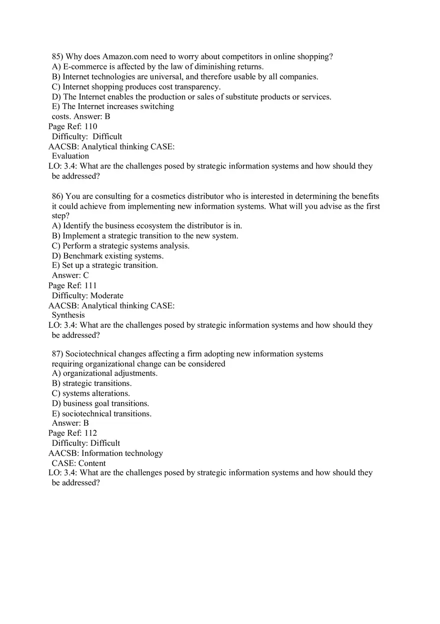 Chapter 3 Information Systems, Organizations, and Strategy Part 4 - Page 7