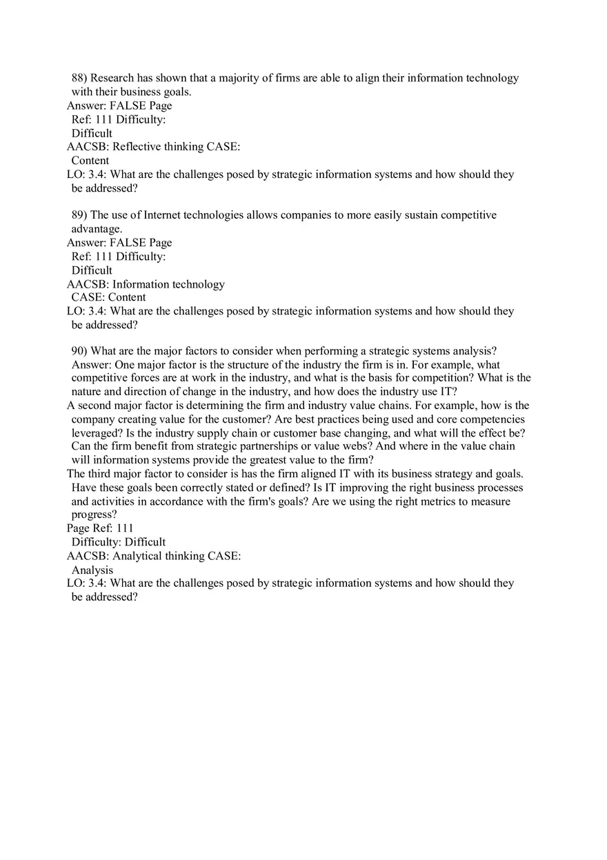 Chapter 3 Information Systems, Organizations, and Strategy Part 4 - Page 8
