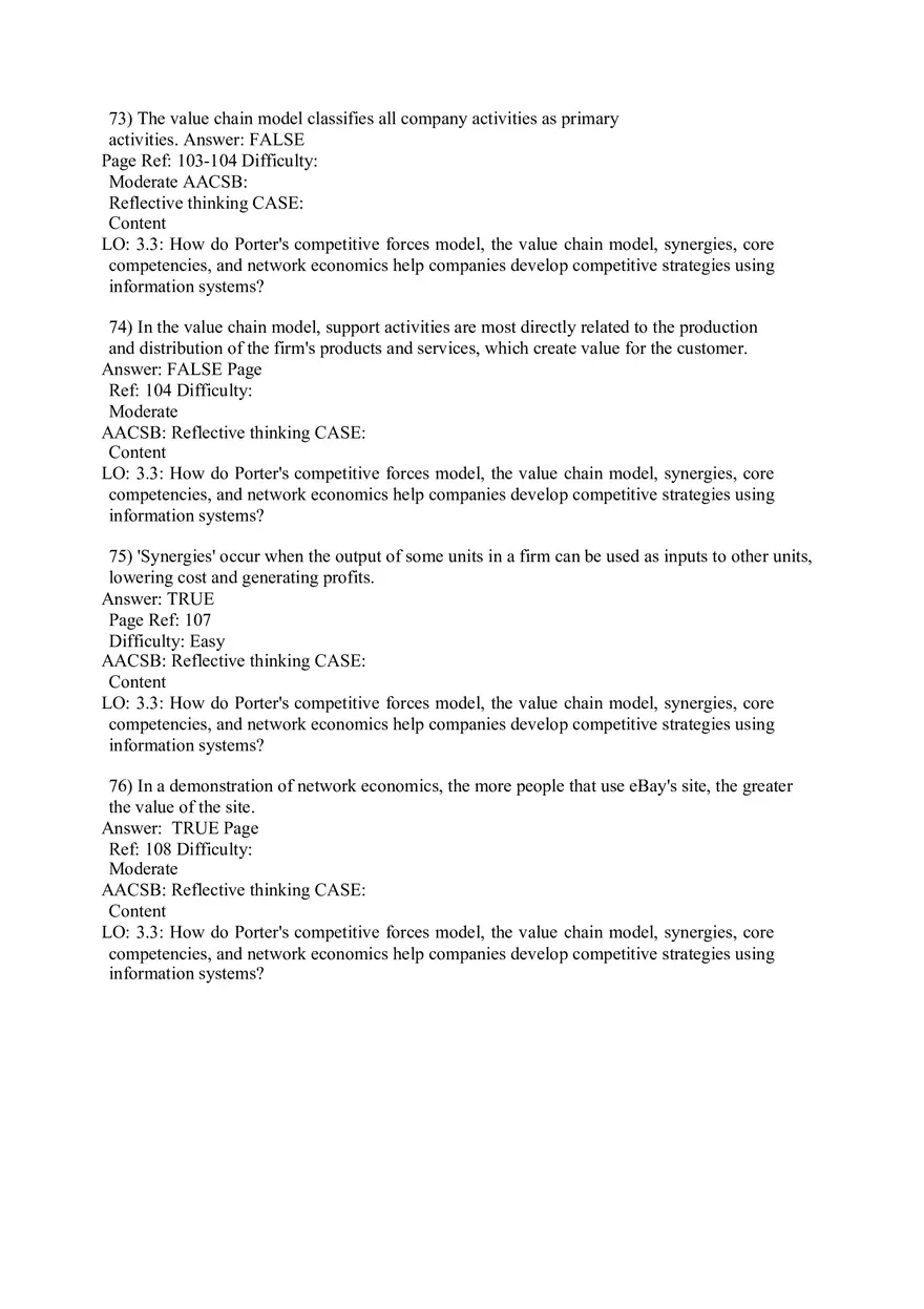 Chapter 3 Information Systems, Organizations, and Strategy Part 4 - Page 2