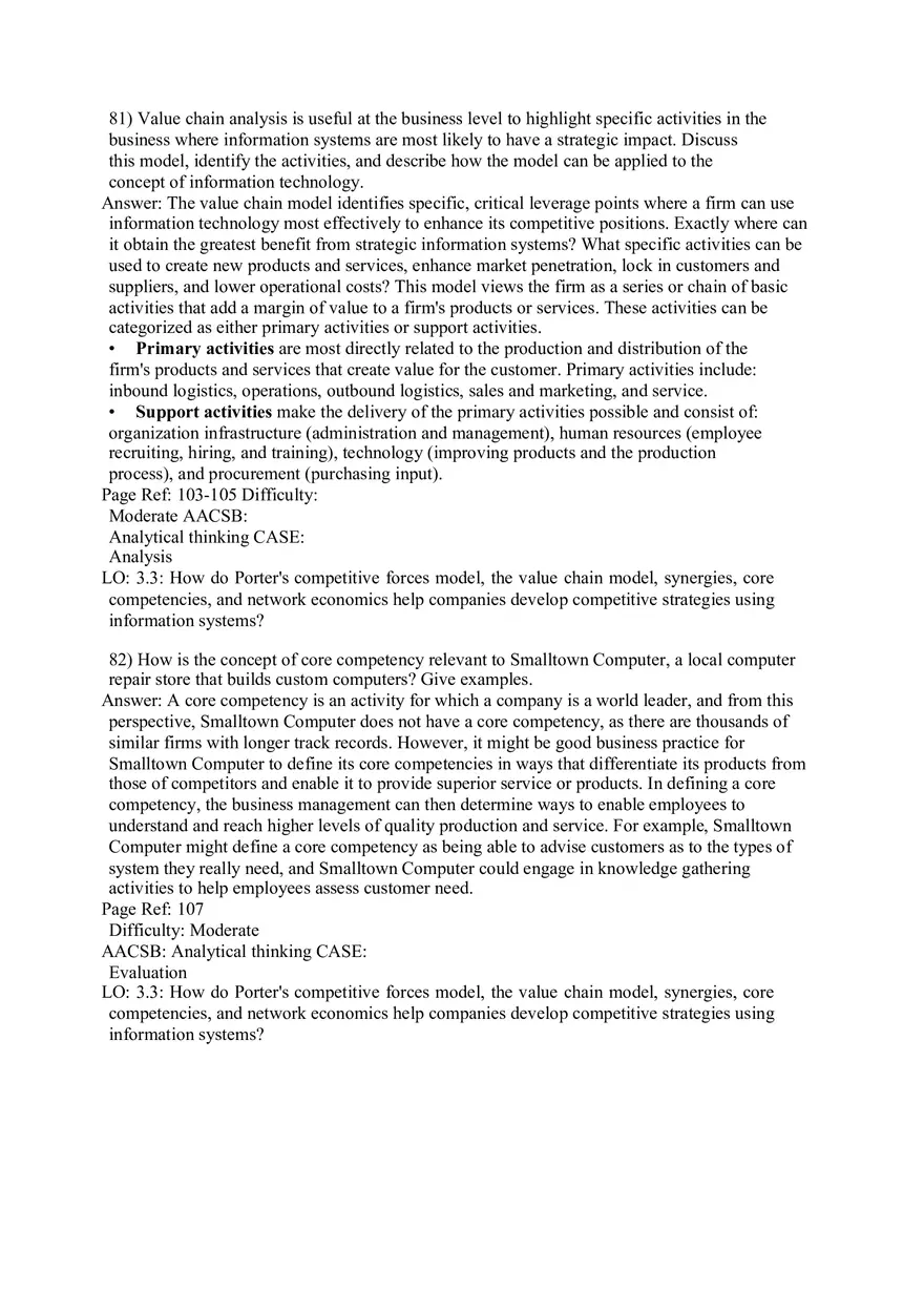 Chapter 3 Information Systems, Organizations, and Strategy Part 4 - Page 5